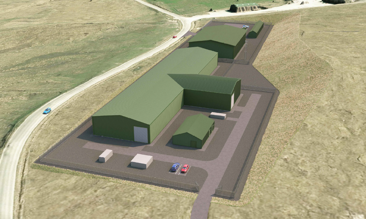 Illustrative 3D image of the proposal looking South East