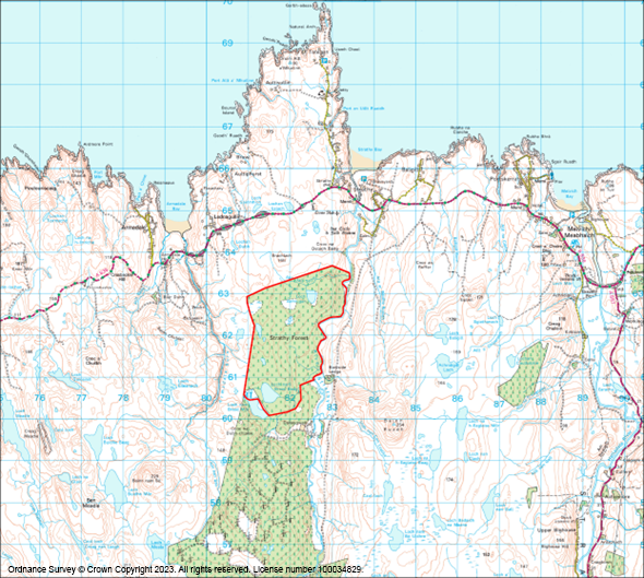 Map of proposed project site