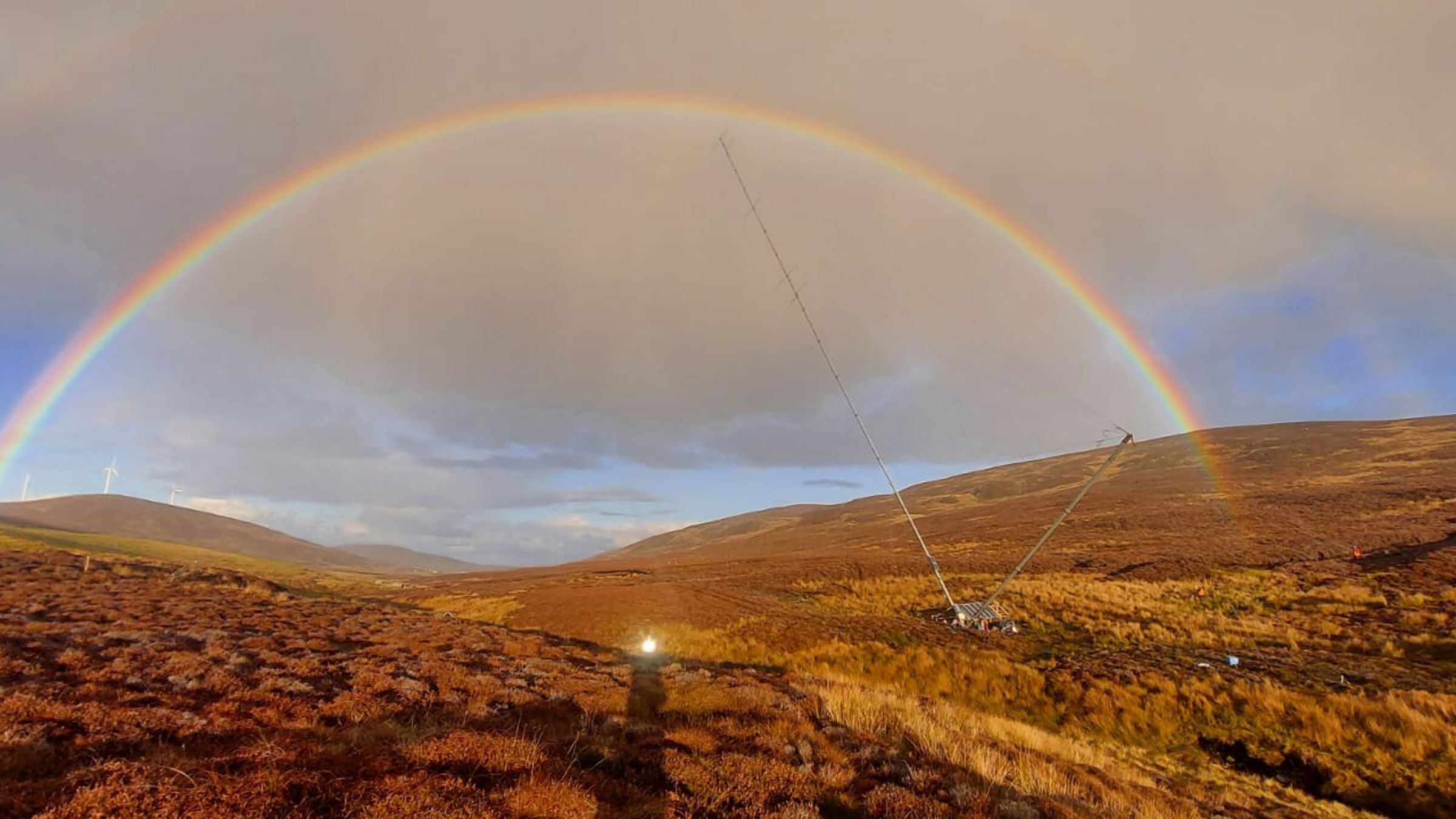 Met Mast removal at Mossy Hill